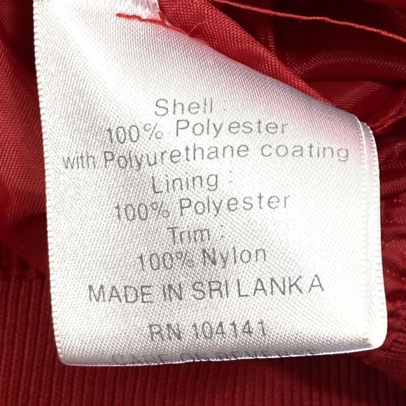 Cardinals Acuity Windbreaker Jacket Red Polyurethane Coating Golf XXL Men V-Neck - Picture 5 of 12